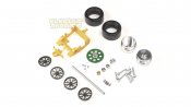 Frankenslot 88904 - Revolution Rear Axle Set + Motor Mount Kit for Carrera Digital 124 - Plastic