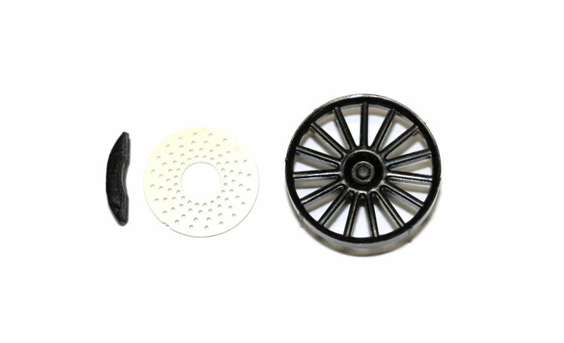 Sloting Plus SP029902 - Unpainted Wheel Insert Set - Le Mans Style - for 16.9" Universal Wheels