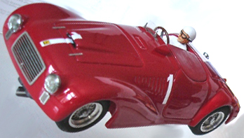 BSR032/1P Ferrari 166, Pescara 1948, painted KIT