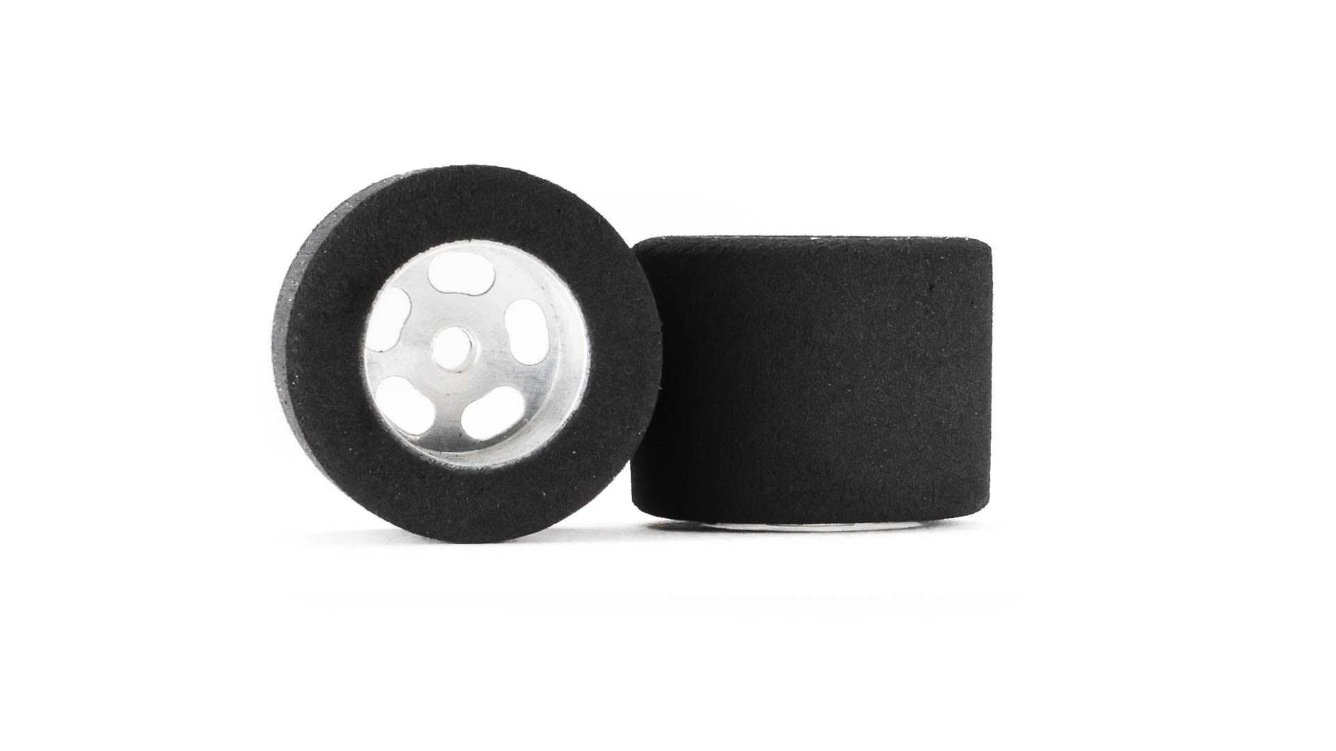 H&R HR1206 - Wheel/Tire Combo - 27 x 21mm - Fish Foam Tires - 5-Slot Aluminum Wheels