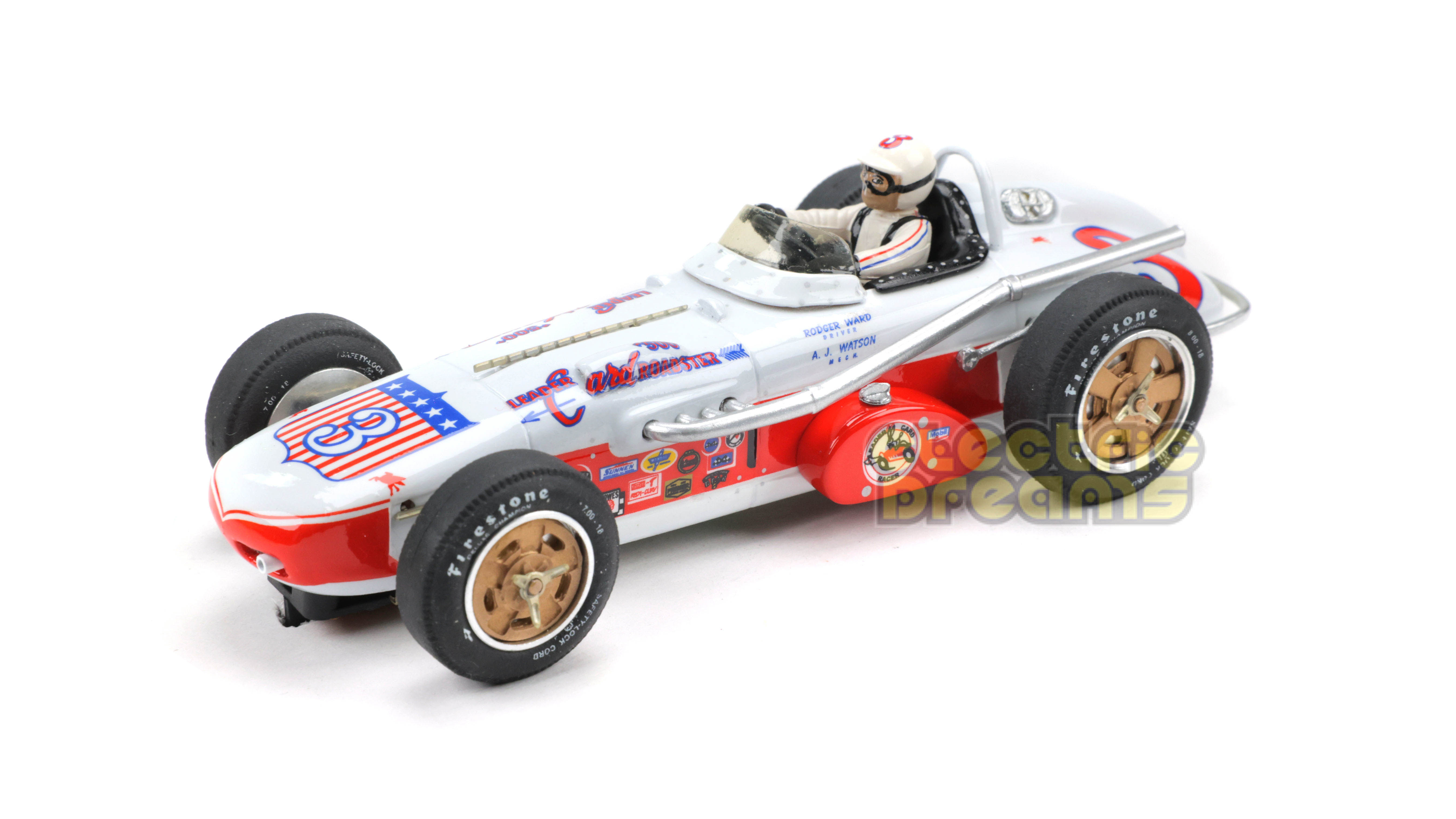Slot Indy by Ostorero ODG180 - Watson-Offenhauser #3 - '62 Indy 500 - Rodger Ward