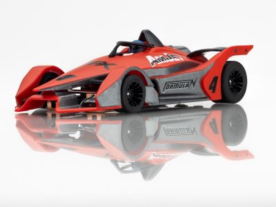 AFX 22066 - Formula N #4 - Red/Silver - HO (1/64)