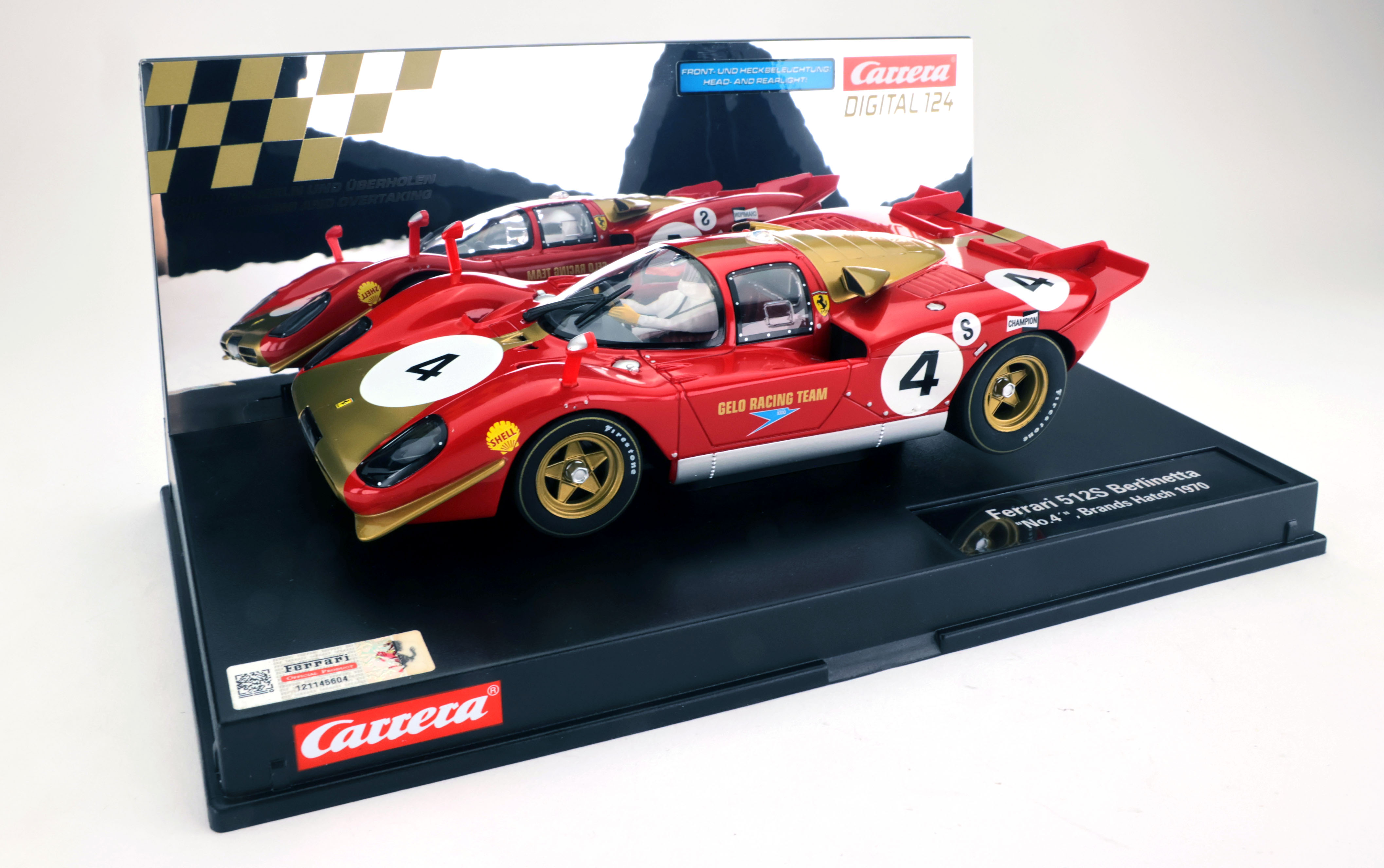Carrera 23798 - Ferrari 512S Berlinetta #4 - Digital 124
