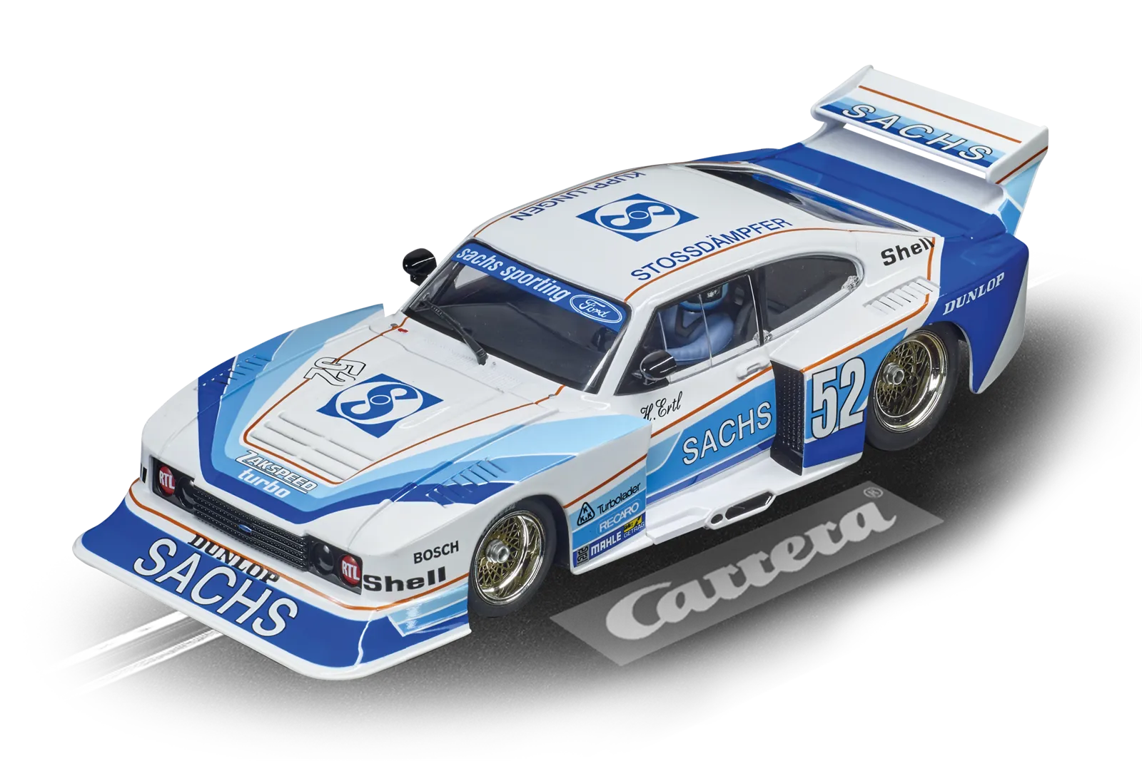 Carrera 23910 - Ford Capri Zakspeed - Sachs Sporting #52