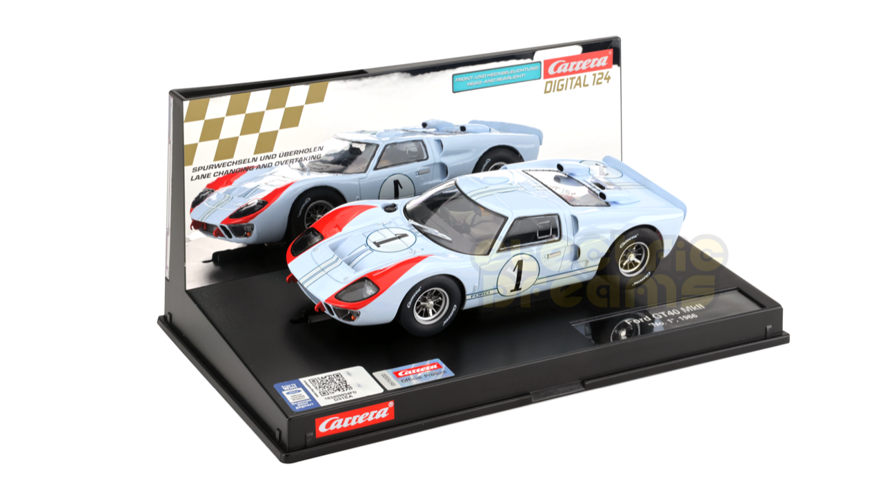 Carrera 23921 - Ford GT40 MkII, Ken Miles #1, 24h Le Mans 1966 - Digital  124 [23921] - $ : Electric Dreams, New and Vintage Slot Cars, New and  Vintage Slot Cars