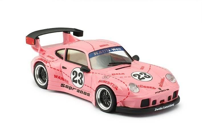 Revo Slot RS0110 - Porsche 911 GT2 - Pink Pig RWB #23