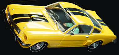 Carrera 27148 65 Mustang yellow road car (C)