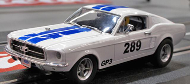 Carrera 27450 Ford Mustang fastback, white #289 (C)