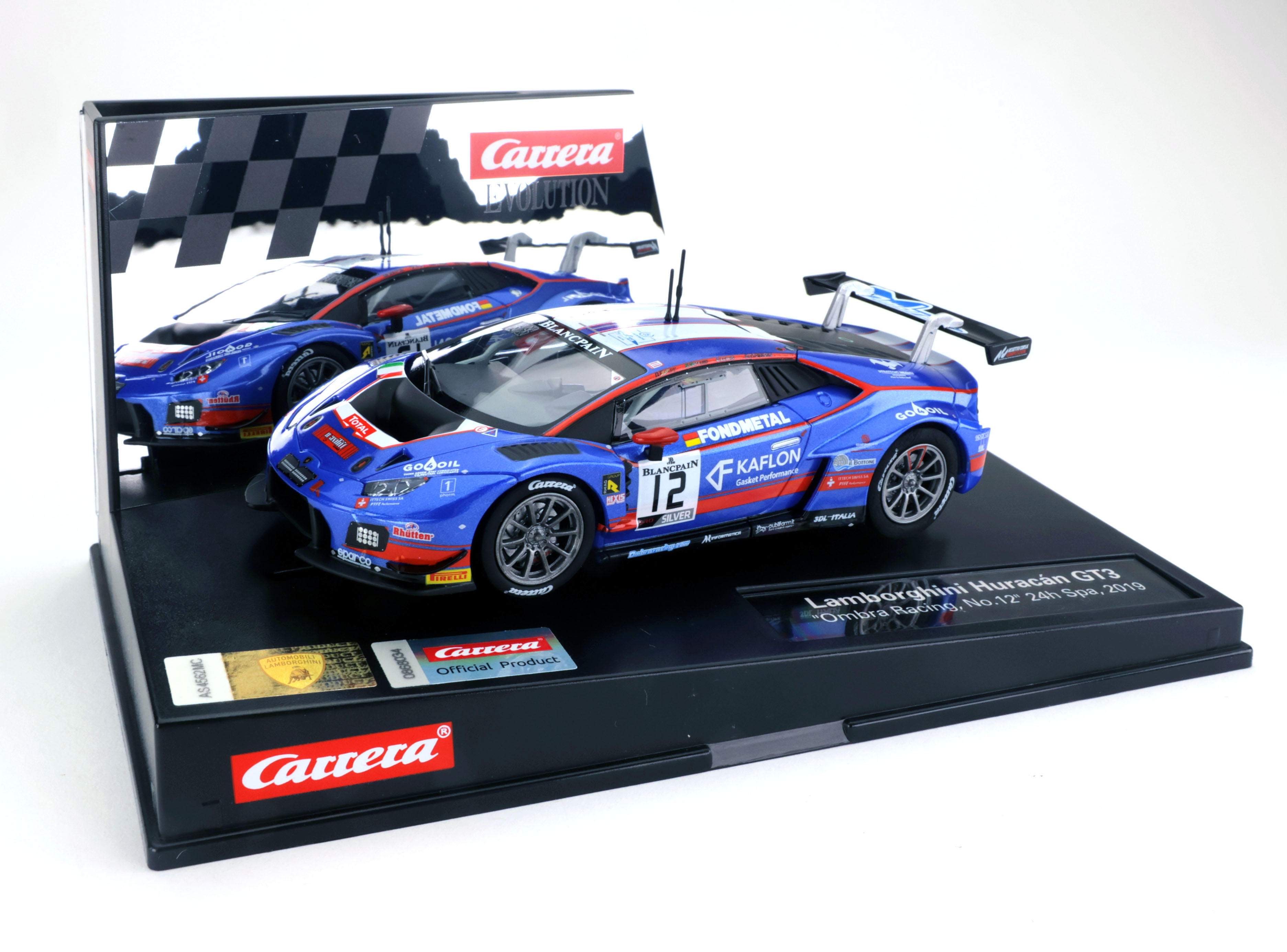 Carrera 27706 - Lamborghini Huracan GT3 - Ombra Racing #12 - 24h Spa 2019