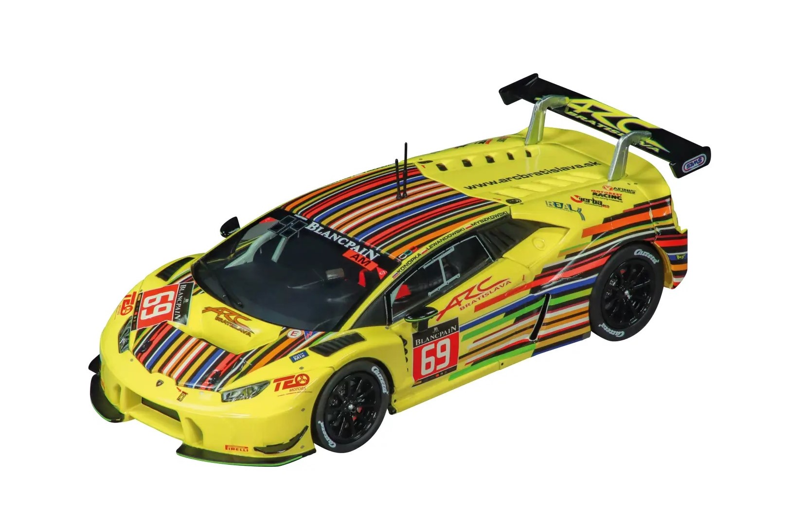 Carrera 27749 - Lamborghini Huracan GT3 - ARC Bratislava #69 - '16 Spa 24h
