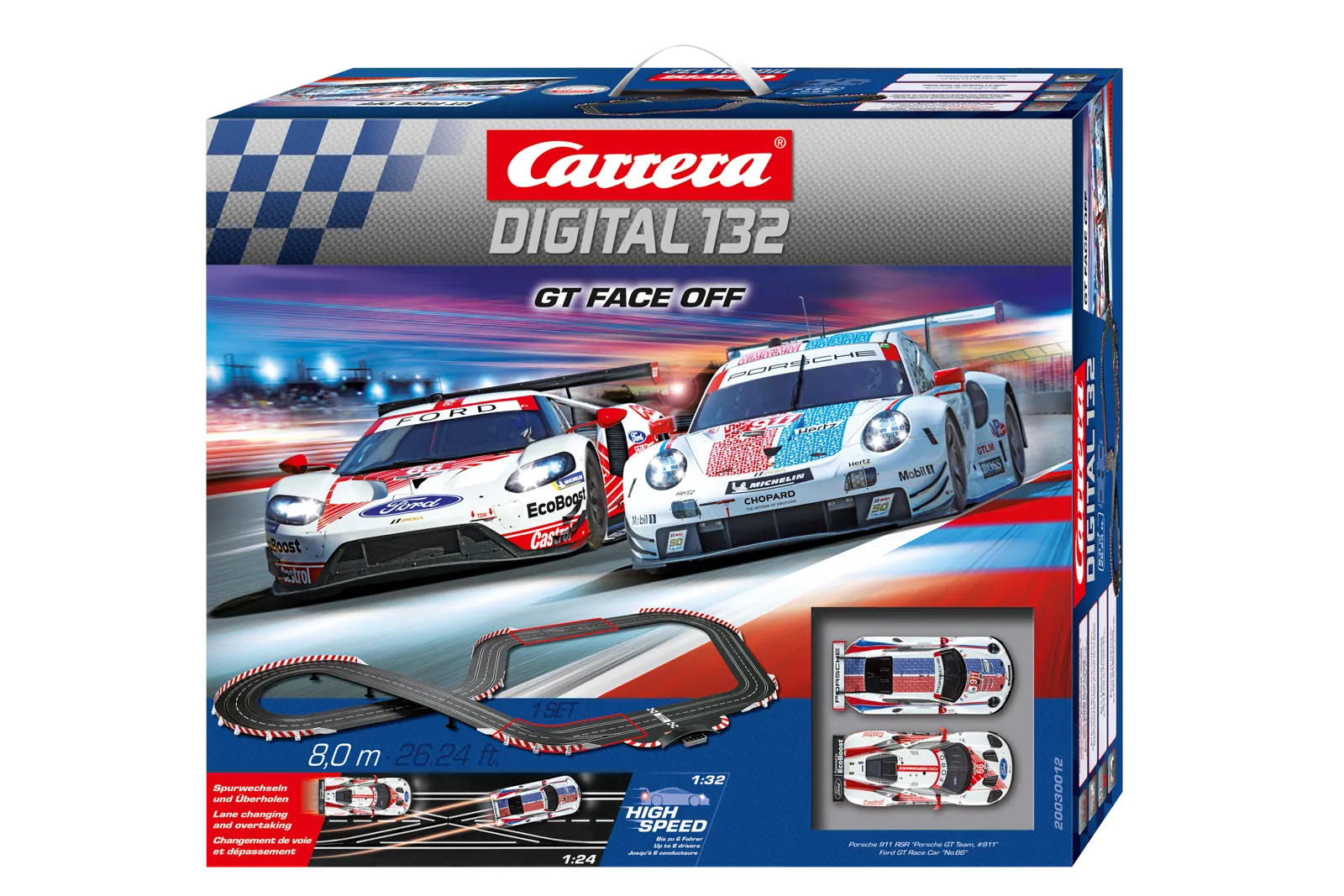 Carrera 30012 - GT FACE OFF - Digital 1/32 scale race set