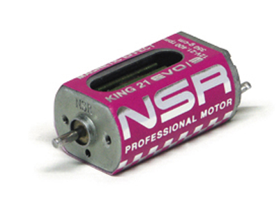 NSR 3023L - King Long Can Motor - 21,400 RPM - with Wires & IL Pinion