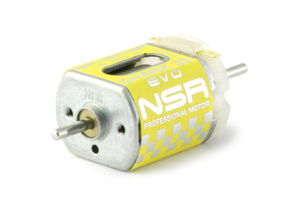 NSR 3042IS - Shark Short Can Motor - 32,000 RPM - with Wires & IL Pinion (for Scalex/Slot.it)