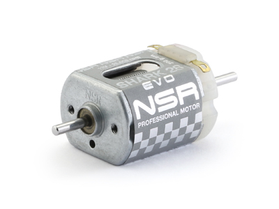 NSR 3046IS - Shark Short Can Motor - 28,000 RPM - with Wires & IL Pinion (for Scalex/Slot.it)