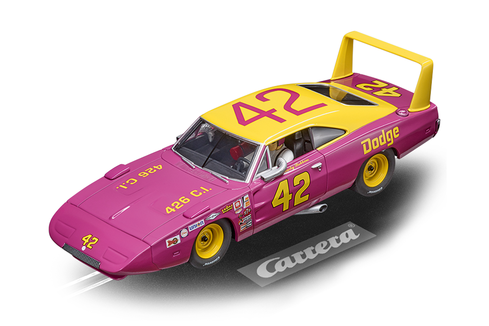 Carrera 27638 Dodge Charger Daytona no.42 Marty Robbins