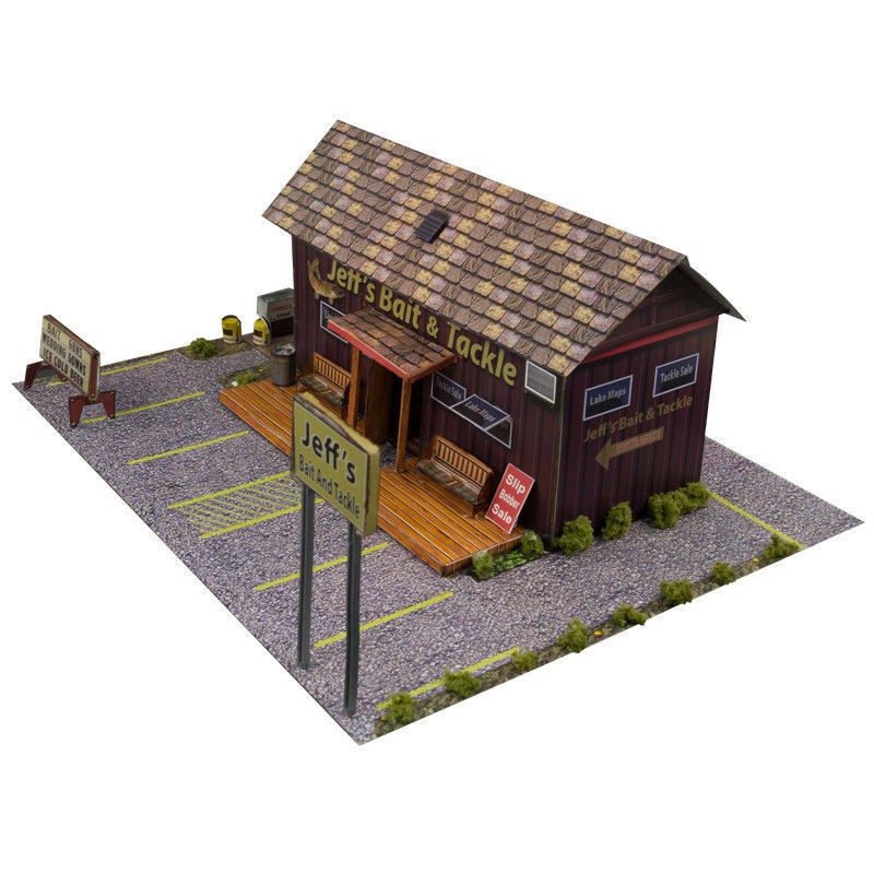Photo Real BK3215 - BAIT SHOP Building Kit - 1/32nd scale