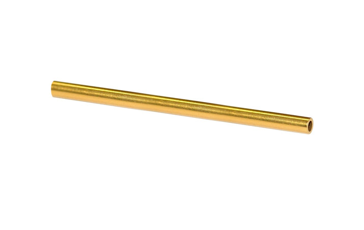 Sloting Plus SP042160 - 3/32" Hollow Stainless Steel Axle - 60mm - Titanium-Coated - pack of 1
