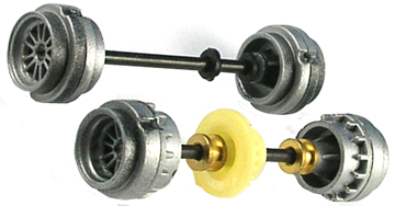 Carrera 89530 - Front & Rear Axle Assemblies - BMW Sauber F1.07 - Kubica / Heidfeld 2008