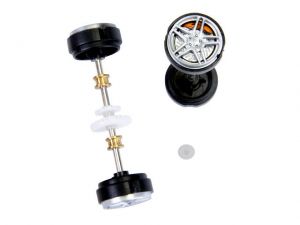 Carrera 89660 - Front & Rear Axle Assemblies - Mercedes SLS AMG Coupe