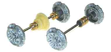 Carrera 90235 - Front & Rear Axle Assemblies - Pontiac Firebird TransAm 1977