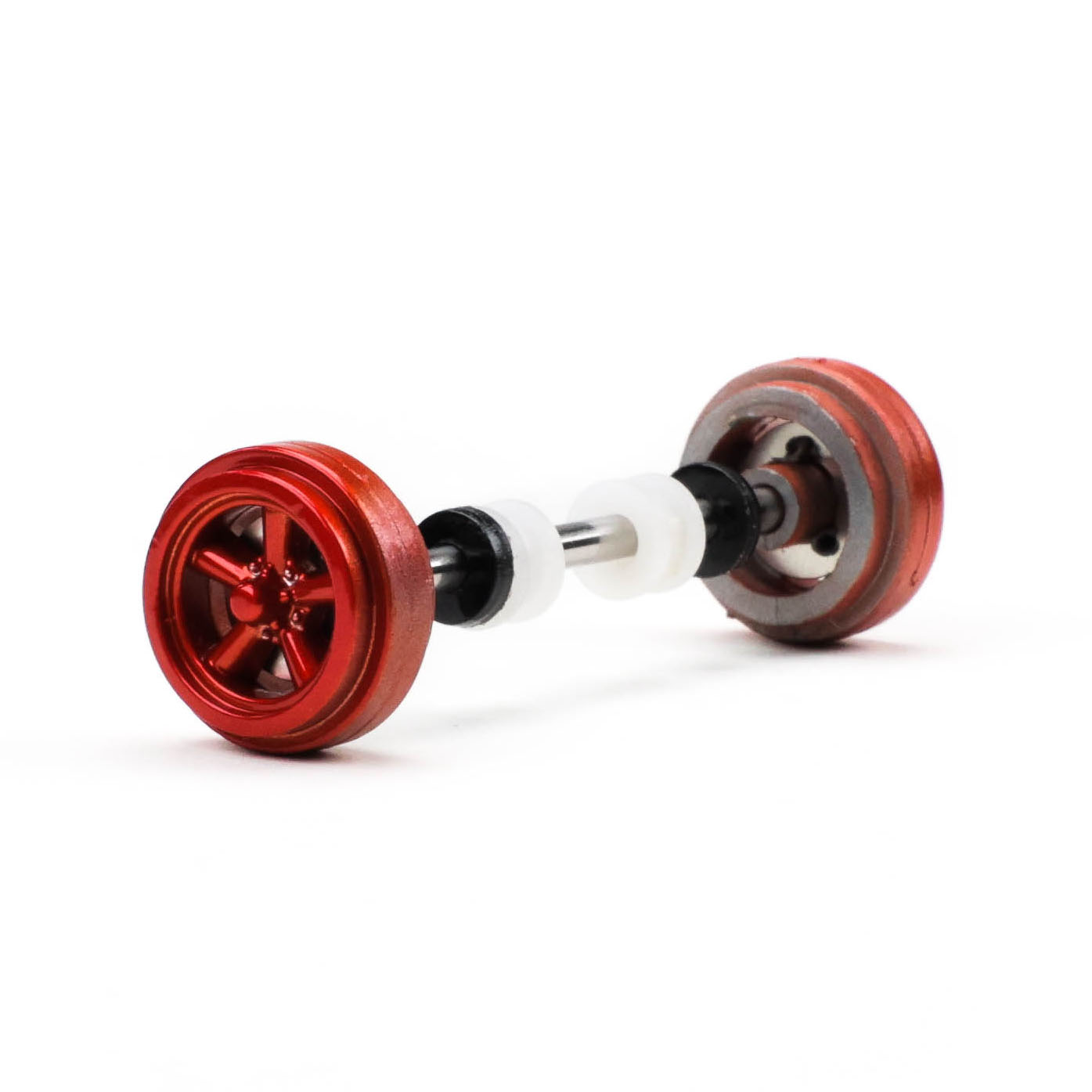 Pioneer AA200367 - Front Axle Assembly, Torq Thrust Wheels, Metallic Red