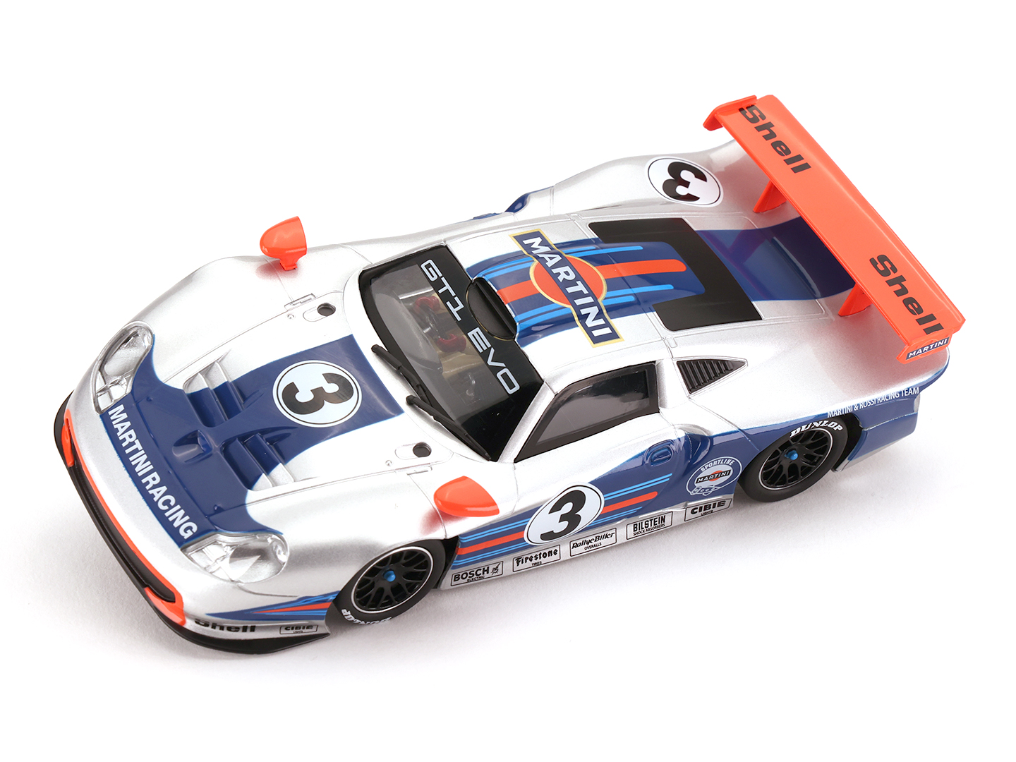 MRSlotcar MR1025 - Porsche 911 GT1 EVO - Martini & Rossi Tribute Livery #3