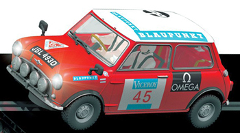 Scalextric C3100 - Mini Cooper #45 - '66 Lakes Rally Winner