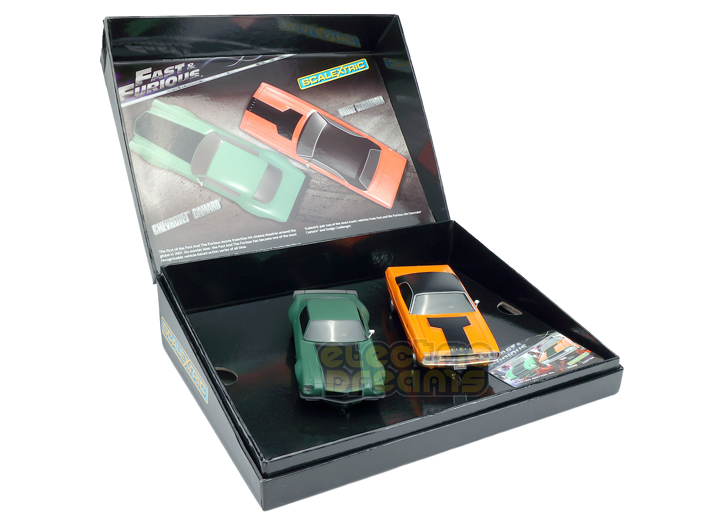 Scalextric C3373A - Fast and Furious - Twin Pack - '73 Camaro + Dodge Challenger
