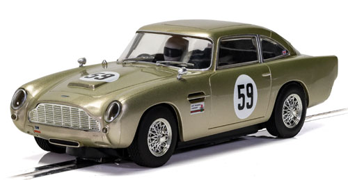 Scalextric C4166 Aston Martin DB5 - White Gold - AMOC Brands Hatch 2019