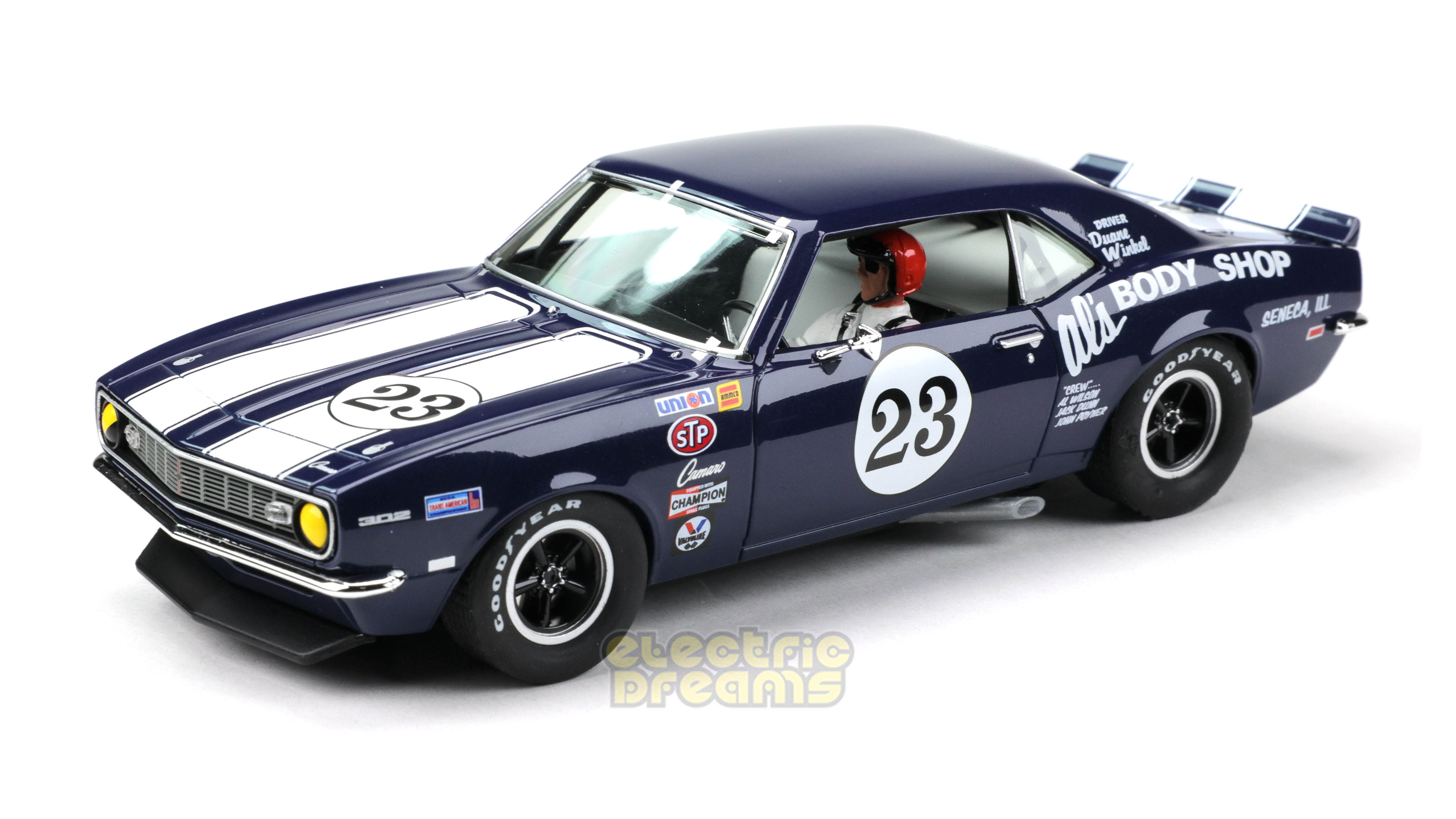 Pioneer P128 - '68 TransAm Camaro - blue #23 - Duane Winkel