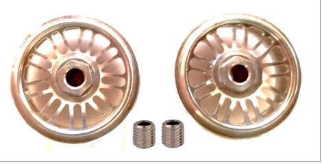 PMTR8017 - Sport Wheels - 16.9 x 8.5mm - for 3/32" axle - pair