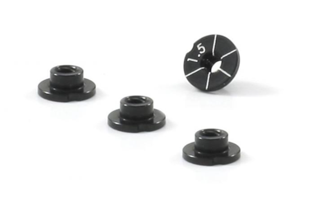 Scaleauto SC-8145F - Aluminum Suspension Mounts - 1.5mm - Non-Centric