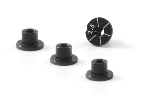 Scaleauto SC-8145G - Aluminum Suspension Mounts - 2.5mm - Non-Centric