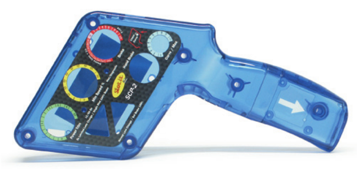 Slot.it SCP202B - Complete Shell/Handle for SCP2 Controller - BLUE