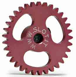 Slot.it GS1833 - Sidewinder Spur Gear - 33T - Lightweight Ergal - 18mm diameter
