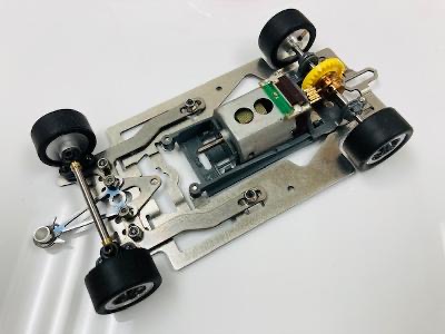 MR Slotcar MR9011 - EVOLUTION II - Metal Chassis Kit A - for Slot.it Group C (SR1011)