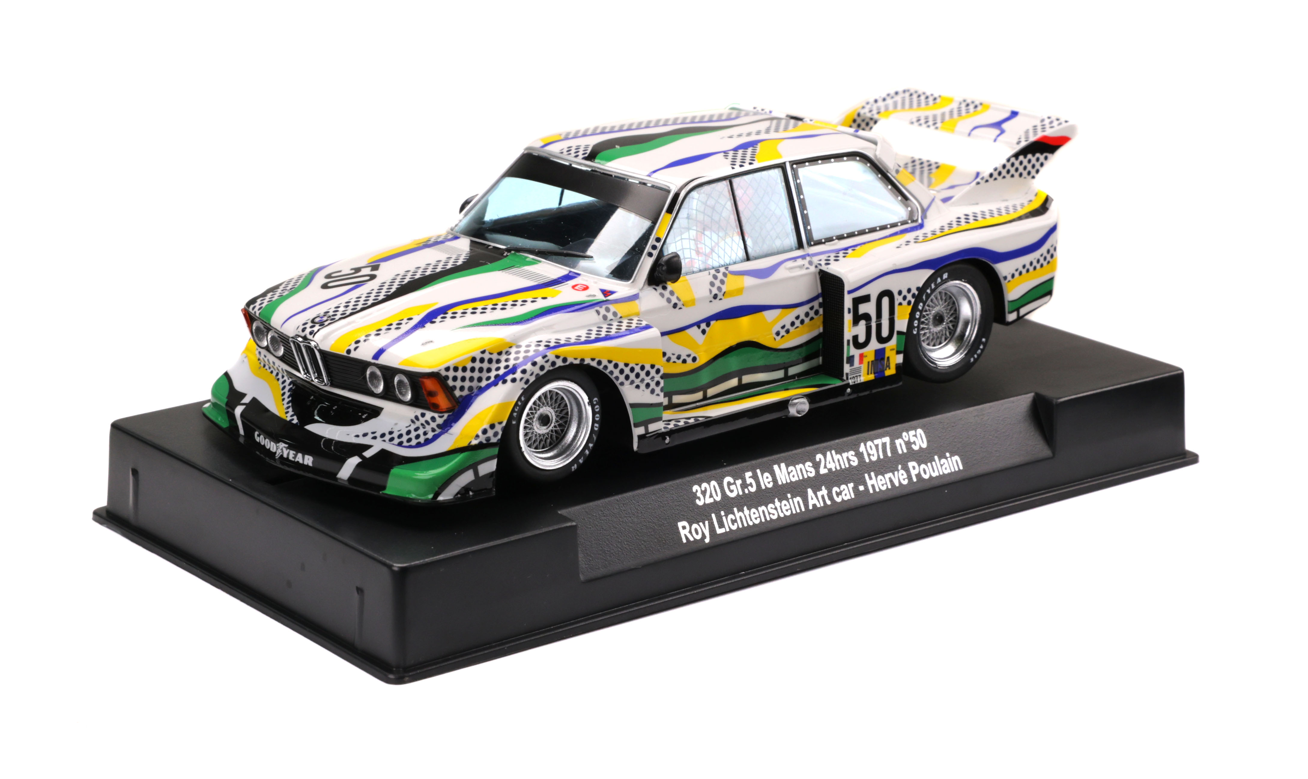 Racer Sideways SW72 - BMW 320 Gr.5, Lichtenstein's Art Car - '77 24 Hours of Le Mans - Winner