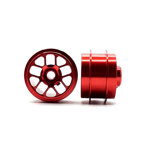 Staffs 228 - Red Alloy Wheels - Hyper - 15.8 x 10mm - Air System - pair