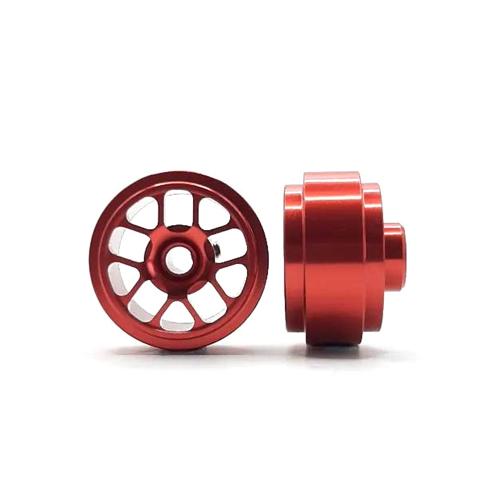 Staffs 220 - Red Alloy Wheels - Hyper - 15.8 x 8.5mm - pair