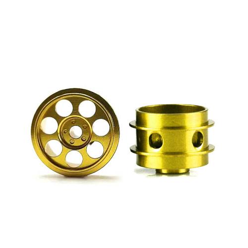 Staffs 264 - Gold Alloy Wheels - Radical - 16.9 x 10mm - Air System - Drilled - pair