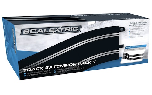 Scalextric C8556 - Track Extension Pack 7 - R3 Curves & Straights