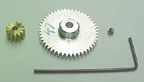 THPR47 Aluminum 64-P spur gear / steel pinion set. 12-47