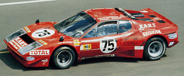 Proto Slot CB079P Ferrari 365GTB4 NART, LeMans 1977, painted body kit
