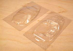 MB Slot A0725 - Windows and interior tray, Lexan, for Pagani Zonda