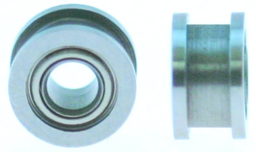 PMTR1114 - Steel Ball Bearings - Double Flange - for 3/32" axles - pair