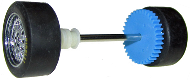 Sloting Plus SP40216009 - Universal Front Wheels - Press-on Plastic - 16 x 9mm - pair