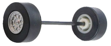 Sloting Plus SP40216009 - Universal Front Wheels - Press-on Plastic - 16 x 9mm - pair