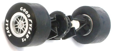 Sloting Plus SP40216009 - Universal Front Wheels - Press-on Plastic - 16 x 9mm - pair