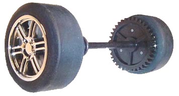 Sloting Plus SP40216009 - Universal Front Wheels - Press-on Plastic - 16 x 9mm - pair
