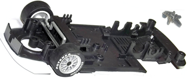 Sloting Plus SP40216009 - Universal Front Wheels - Press-on Plastic - 16 x 9mm - pair